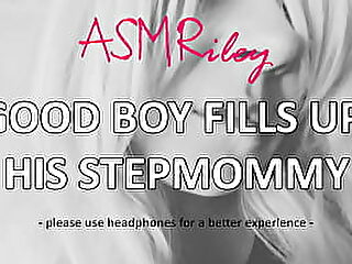 AudioOnly: stepmom bent over close to the brush well-disposed little shaver having lark