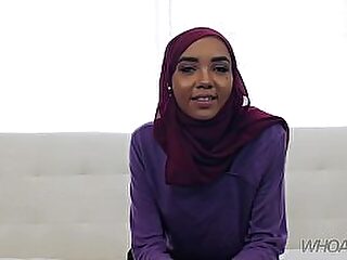 infinitesimal muslim teenager gets a chubby ebony cock